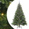 vidaXL Albero di Natale artificiale con 300 LED Verde 180 cm PE e PVC