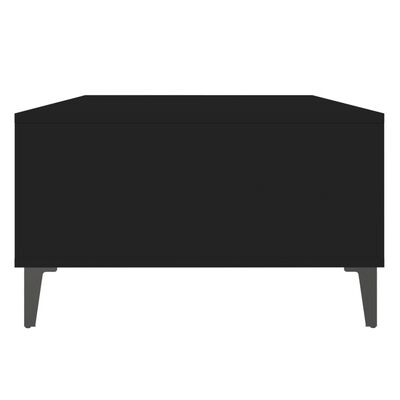 vidaXL Tavolino da Salotto Nero 103,5x60x35 cm in Legno Multistrato