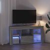 vidaXL Mobile TV LED Angolare Grigio Sonoma 106 x 40 x 50 cm