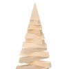 vidaXL Albero di Natale Decorativo in Legno 210 cm Legno Massello Pino