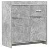 vidaXL Credenza Grigio Cemento 75 x 36 x 80 cm Legno ingegnerizzato