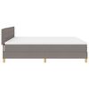 vidaXL Letto box spring con materasso Talpa 180 x 200 cm Tessuto