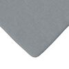 vidaXL Cuscini per Seduta 4 pcs Grigio chiaro 40 x 40 x 3 cm Tessuto