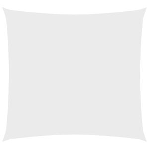 vidaXL Vela Parasole in Tela Oxford Quadrata 5x5 m Bianco