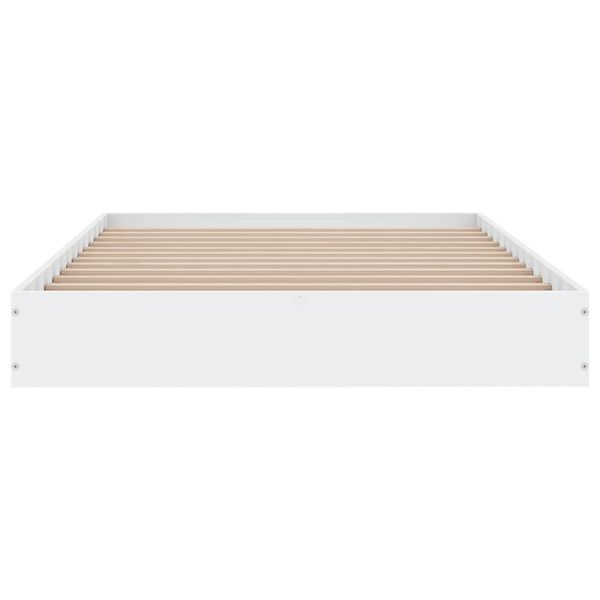 vidaXL Giroletto Bianco 90x190 cm in Legno Multistrato