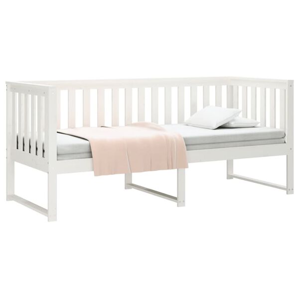 vidaXL Dormeuse senza Materasso Bianco 75x190 cm in Legno di Pino