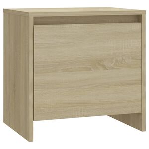 vidaXL Comodino Rovere Sonoma 45x34x44,5 cm in Truciolato