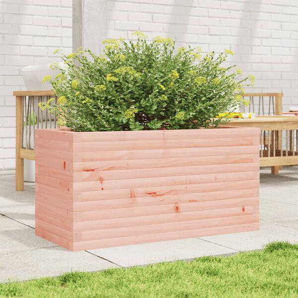 vidaXL Fioriera da Giardino 90x40x46 cm in Legno Massello di Douglas