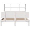 vidaXL Letto Libreria senza Materasso Bianco 120x200 cm Legno di Pino
