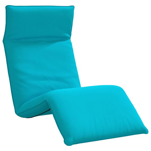 vidaXL Lettino Pieghevole Turchese 175x54x8,5 cm in Tessuto Oxford