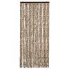 vidaXL Zanzariera Beige e Marrone 90x220 cm Ciniglia
