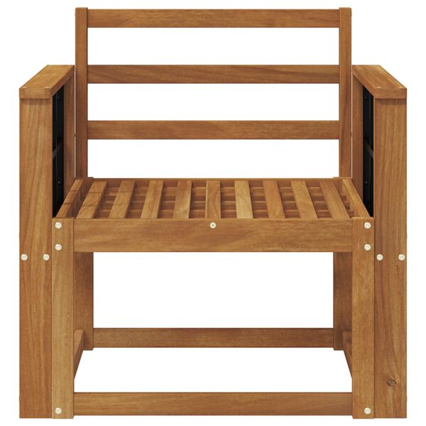 vidaXL Divano da esterno Legno di Acacia Massello Naturale