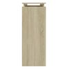 vidaXL Tavolino Consolle Rovere Sonoma 102x30x80 cm Legno Multistrato