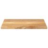 vidaXL Piano per Tavolo 80x50x3,8 cm Rettangolare Legno Massello Mango