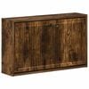 vidaXL Mobiletto per Scarpe da Muro EDE 71 x 17 x 43 cm Rovere Fumo