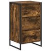 vidaXL Credenza Rovere Fumo 43 x 36 x 75,5 cm Legno ingegnerizzato