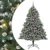 vidaXL Albero di Natale artificiale con 300 LED Verde 180 cm