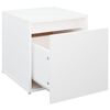 vidaXL Cassetto Contenitore Bianco 40,5x40x40 cm in Legno Multistrato