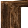 vidaXL Libreria Rovere Fumo 137,5x29x137,5 cm in Legno Multistrato