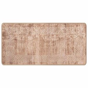 vidaXL Runner Tappeto MARSA Bianco 50 x 100 cm Poliestere e PVC