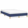 vidaXL Giroletto senza Materasso Blu 120x200 cm in Tessuto