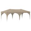 vidaXL Tenda per feste a pop-up Crema 575 x 288 x 245 cm