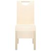 vidaXL Sedie da Pranzo 6 pz Crema in Tessuto