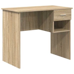vidaXL Scrivania Rovere Sonoma 90 x 49 x 75 cm Legno ingegnerizzato