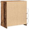 vidaXL Madia LED Legno vecchio 60,5 x 37 x 67 cm Legno multistrato