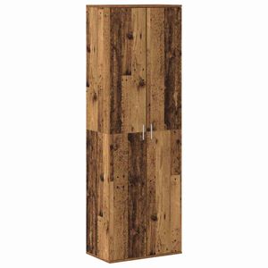 vidaXL Alto mobile 60 x 35 x 180 cm Legno ingegnerizzato Legno vecchio