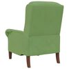 vidaXL poltrona Verde chiaro 76 x 94 x 102 cm Velluto