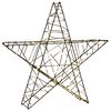 vidaXL Stella di Natale 3D 120 LED Bianco caldo 55 x 53,5 x 10 cm