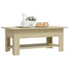 vidaXL Tavolino da Salotto Rovere Sonoma 102x55x42 cm in Truciolato
