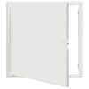vidaXL Pannello di Accesso Bianco 63 x 63 x 3 cm Acciaio