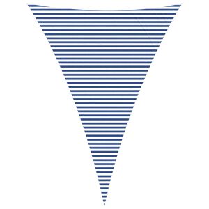 vidaXL Vela da ombra solare Blu e Bianco 5 x 7 x 7 m