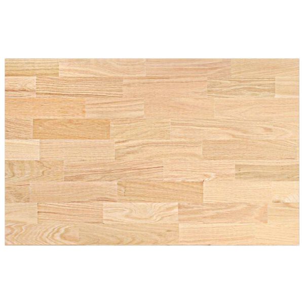 vidaXL Piano di Lavoro Cucina 100x63,5x4 cm Legno Massello Rovere