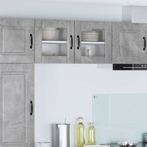 vidaXL Mobile da cucina Lucca Grigio Cemento 40 x 31 x 40 cm