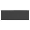 vidaXL Capanno da Giardino Antracite 192x606x223 cm in Acciaio Zincato