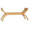 vidaXL Panchina da Giardino 126 cm in Legno Massello di Teak