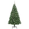 vidaXL Albero di Natale artificiale con 300 LED Verde 240 cm
