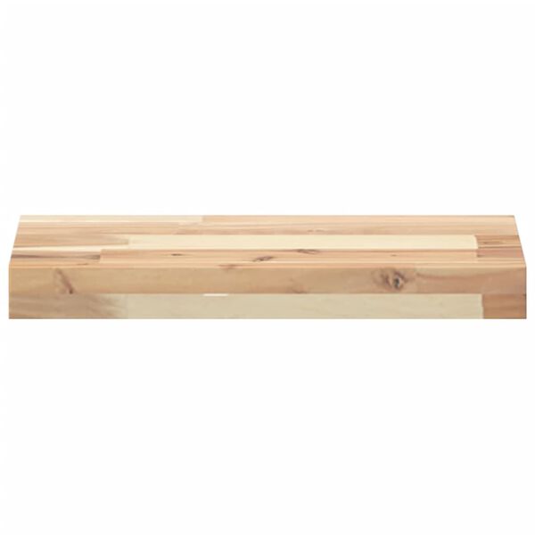 vidaXL Mensole da Parete 4 pz 60x20x4 cm Legno Acacia Non Trattato