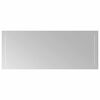 vidaXL Specchio da bagno LED Trasparente 100 x 40 cm vetro temperato