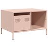 vidaXL Tavolino Rosa 68,5x50x43,5 cm in Acciaio Laminato a Freddo