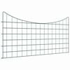 vidaXL Set di Recinzione per Stagno 5 pz 100 x 50 cm Acciaio Verde