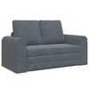 vidaXL Divano letto Grigio scuro 148 x 71 x 83 cm Velluto