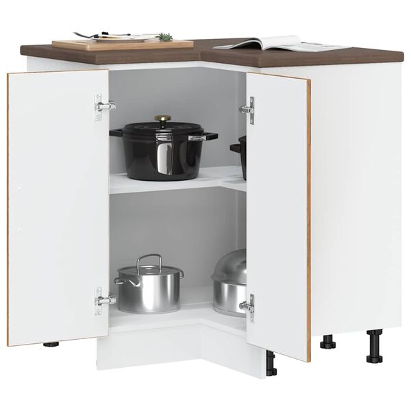vidaXL Base ad Angolo Cucina Porto Legno Antico in Legno Multistrato