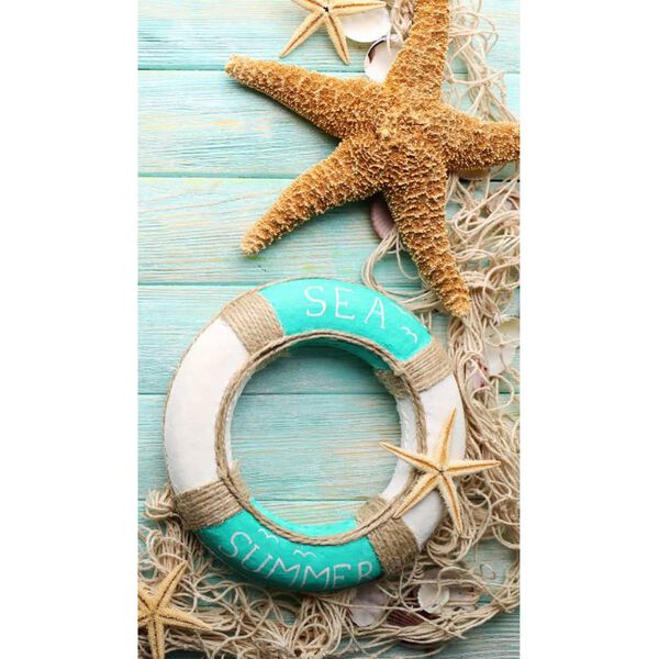 Good Morning Telo da Spiaggia JIMMY 100x180 cm Blu Acqua