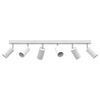 vidaXL Faretto da soffitto Bianco 73 x 6 x 16 cm Metallo