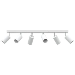 vidaXL Faretto da soffitto Bianco 73 x 6 x 16 cm Metallo