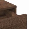 vidaXL Tavolo da Trucco con cassetto Rovere Marrone 79 x 41 x 140 cm